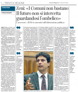 Intervista corriere tn